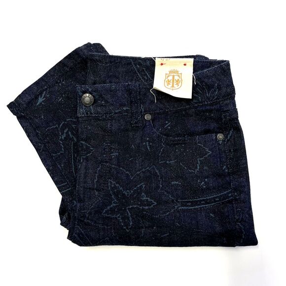 Talbots Heritage Slim Ankle Womens Patterned Skinny Jeans, Talbots Dark 482 - Picture 12 of 12